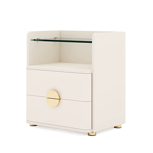 Nightstand with 2 Drawers