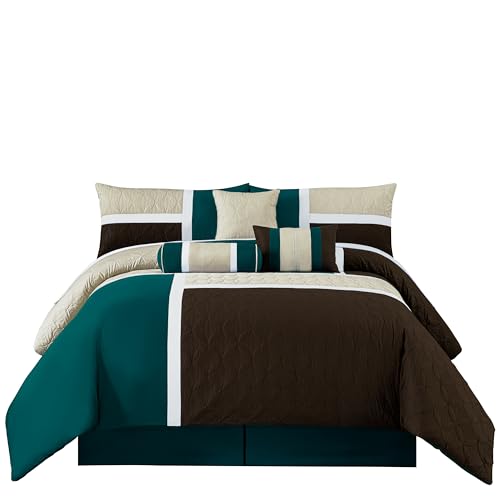 Upland 7 Piece Quilted Patchwork Comforter Set