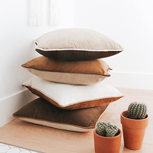 Decorative Throw Pillow Covers Cushion Cases (4 Count)