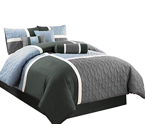 Upland 7 Piece Quilted Patchwork Comforter Set