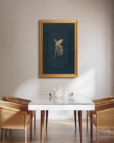 Vintage Gold Framed Wall Art for Living Room