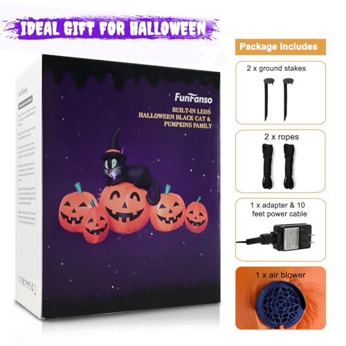 5FT Halloween Inflatable Pumpkin Outdoor Decoration (5FT Pumpkins)