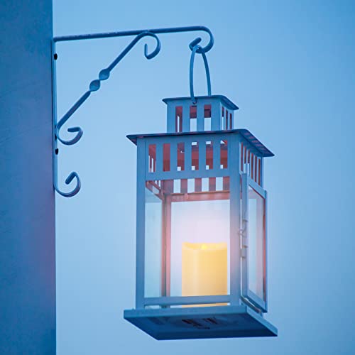 Outdoor Flameless Pillar Candles with Remote Timer Battery Operated Candles
