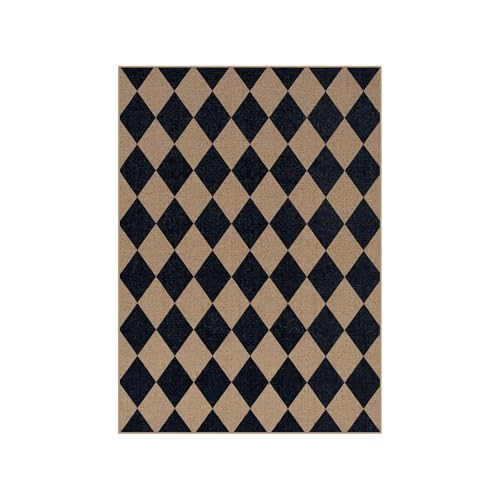 Checkered Easy Jute 5x7 Outdoor Rug