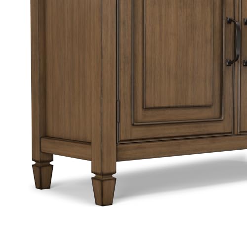 Connaught 40" Solid Wood Cabinet in Rustic Natural Aged Brown