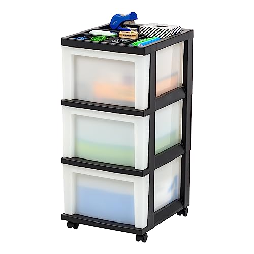 3 Drawer Rolling Storage Cart