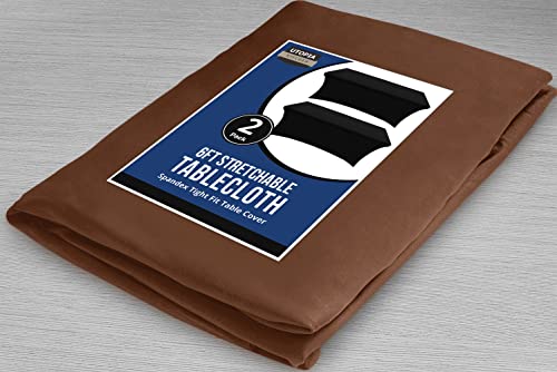 Spandex Table Cloth 2 Pack [6FT (2 Count)
