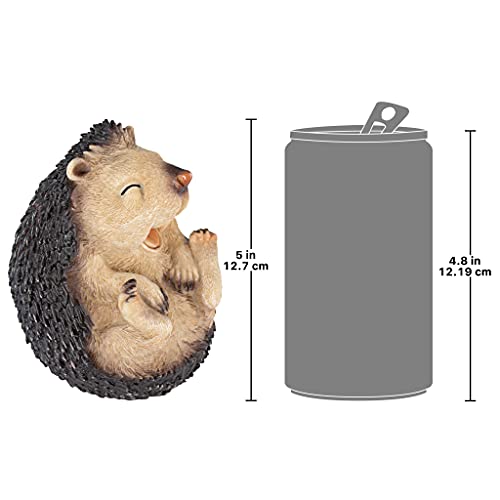 Roly Poly Laughing Hedgehog Statue