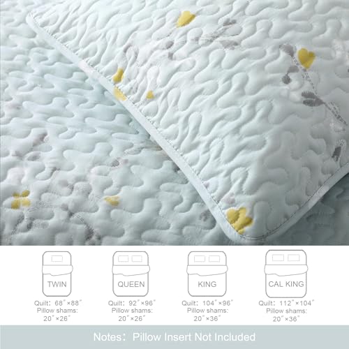 Reversible Boho Quilts Queen Size Aqua (3 Count)