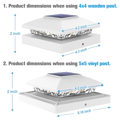 4x4 Solar Post Cap Lights (16 Count)