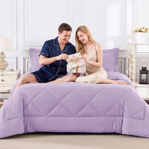 Full Size Comforter Sets Light Purple