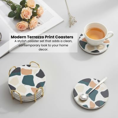 Terrazzo Coasters Set of 6 (6 Count)