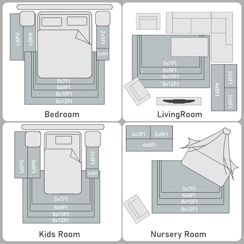 Rugs for Living Room (54 Sq Ft)