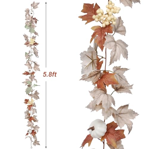 Fall Maple Leaves Garland Decoration
