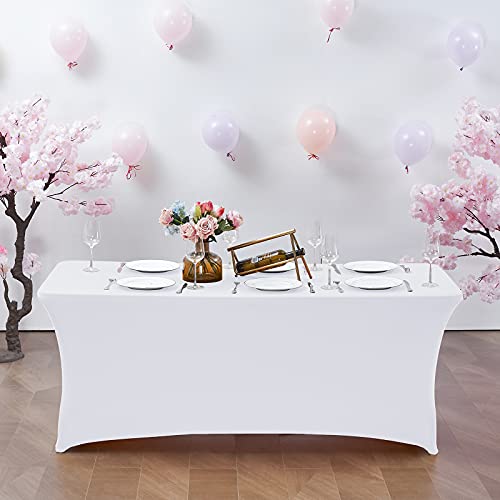 6FT Stretch Spandex Fitted Tablecloth