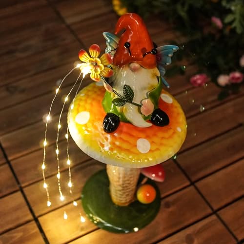 Solar Garden Gnome Figurine