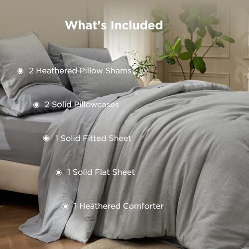 Full Comforter Set Dark Grey
