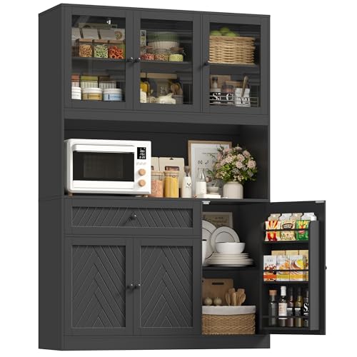 72” Tall Kitchen Pantry Storage Cabinet