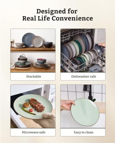 Venus Plates and Bowls Sets (12 Count)