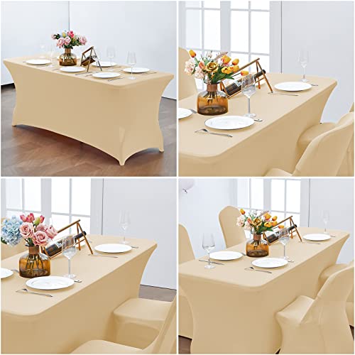 6FT Stretch Spandex Fitted Tablecloth