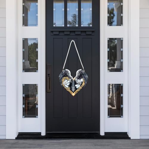 DIY Angel Wings Diamond Painting Hanging Ornament