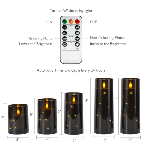 Halloween Flameless Candles (5 Count)