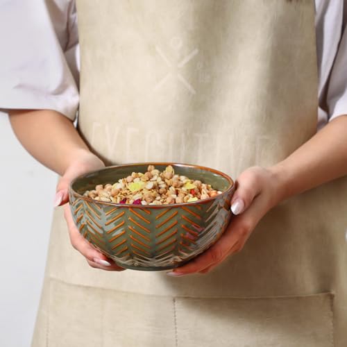 Sureasy 25oz Ceramic Cereal Bowls Set of 4 (4 Count)