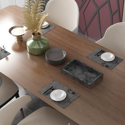 Placemats Set of 4 Washable Indoor (6 Count)