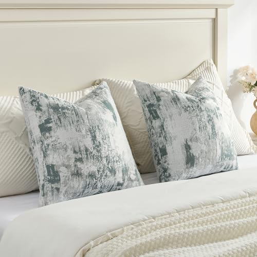 Pack of 2 Faux Cashmere Throw Pillow Covers 24x24 Inch (2 Count)