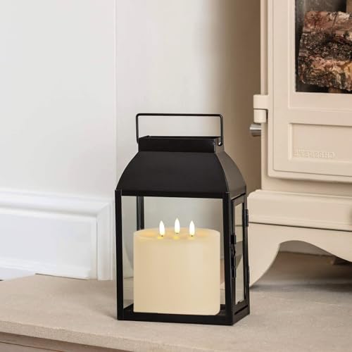 3 Wick Extra Large Flameless Pillar Candles with Timer Remote