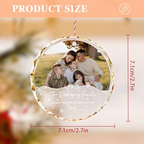 Personalized Family Christmas Ornaments 2025