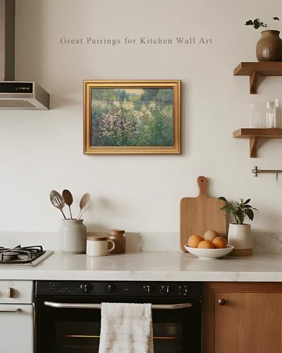 Vintage Gold Framed Wall Art for Living Room