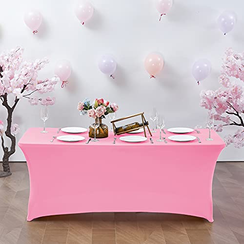4FT Stretch Spandex Fitted Tablecloth
