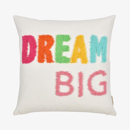 Throw Pillow Covers 18*18 Boho Spring Decorative Tufting Letters