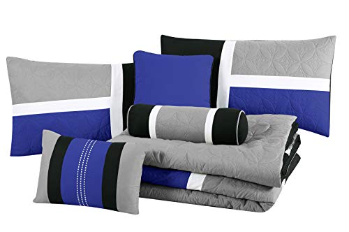 Upland 7 Piece Quilted Patchwork Comforter Set