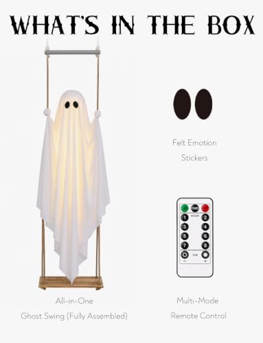 Halloween Decorations Outdoor 4.6FT Large Pre (Large)