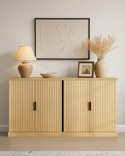 Contemporary Buffet Cabinet with Adjustable Shelves