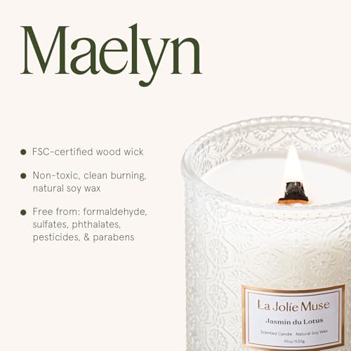Jasmine Lotus Scented Candles for Home