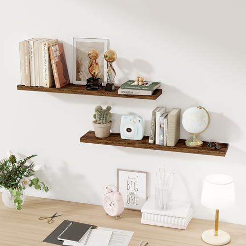 36Inch Floating Shelves for Wall 2 Pack Wood Shelves for Kitchen (2 Count)