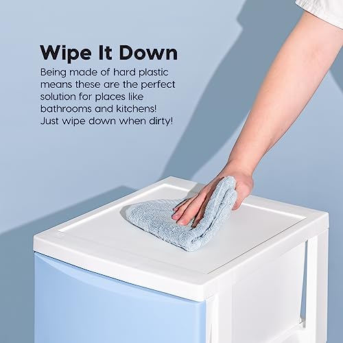 4 Drawer Slim Narrow Storage Organizer