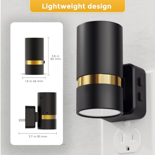 Night Lights Plug into Wall 3CCT 2 Pack (2 Count)
