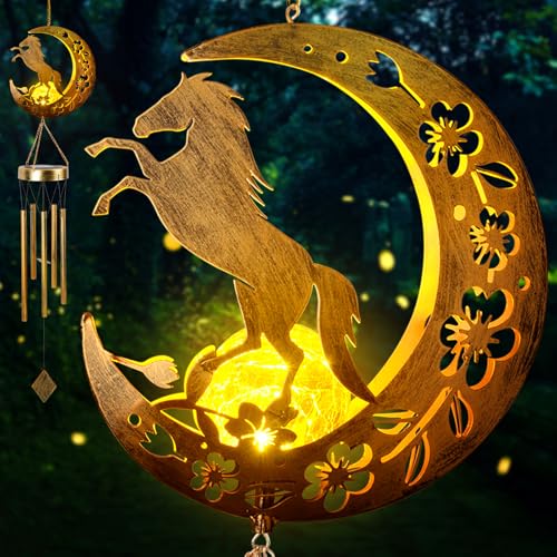 Moon Horse Wind Chime Decorative Gift