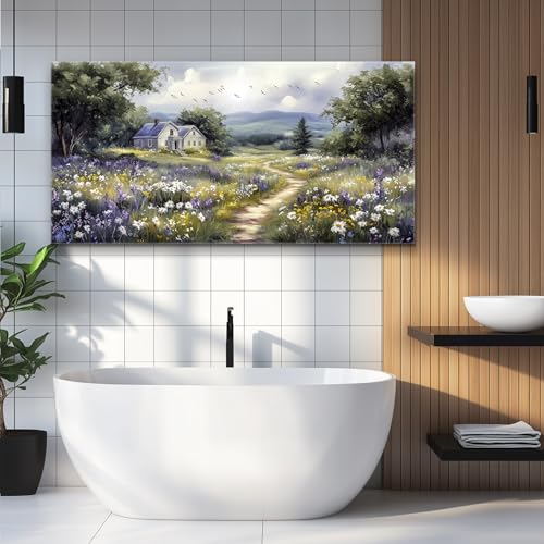 Large Wall Decor For Living Room Canvas Wall Art For Office Wall Decorations For Bedroom Garden Painting Artwork Room Home Decor 24x48 In