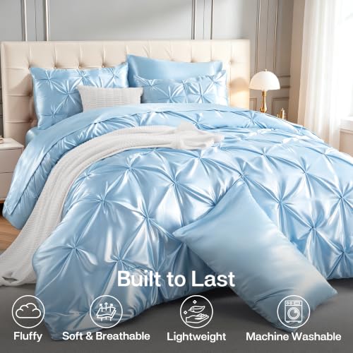 Satin King Size Comforter Set