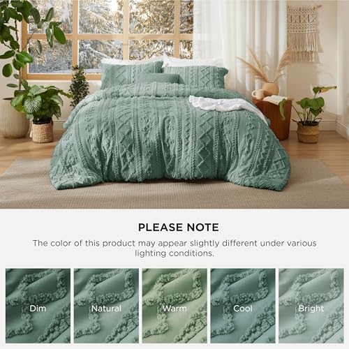 Tufted Boho Comforter Set King Size