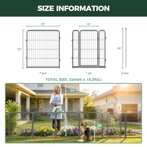 No Dig Garden Fence