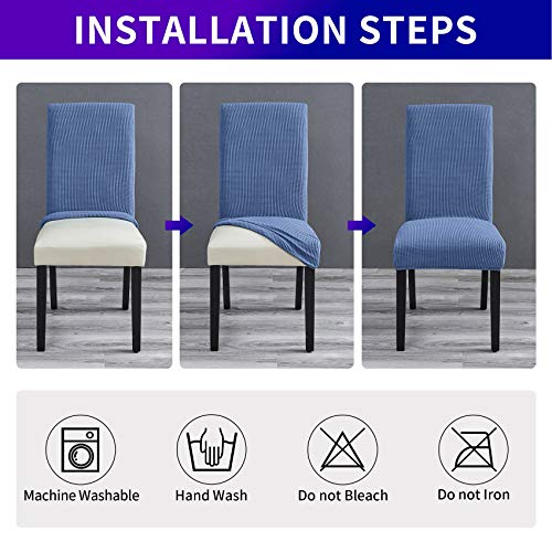 Stretch Chair Covers for Dining Room Set of 4