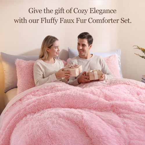 Fluffy Full Size Comforter Set