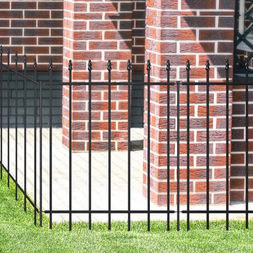 Decorative Metal Garden Fence 30" x 16'