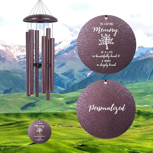 Engrave Bereavement Wind Chimes Loss of Mother Loved One